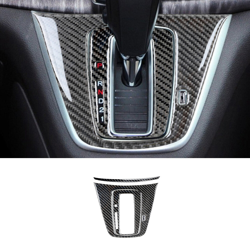 4Pcs Carbon Fiber Automatic Transmission Panel Trim for Honda CRV CR-V 2012-2016