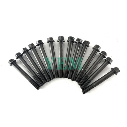 1 Set Engine Head Bolt 14pcs For Yanmar 3TNE68 Engine 3TNE68 Cylinder Head Bolt