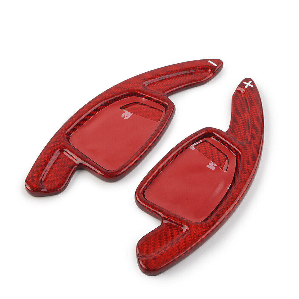 Carbon Fiber Steering Wheel Shift Paddle Red for Audi RS4 RS5 RS7 2020-2022 RS6