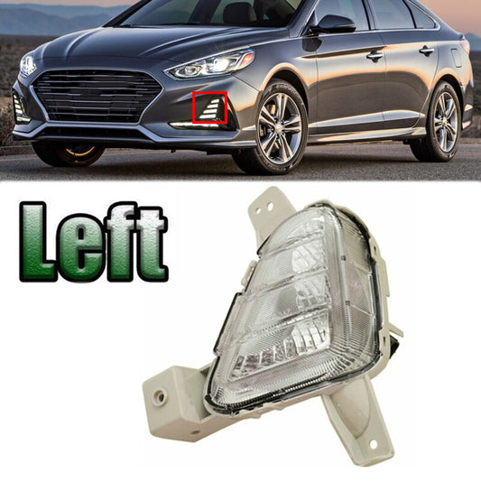 Left Fog Lamp Daytime Running Lights 1Pcs for Hyundai SONATA 2018-2019
