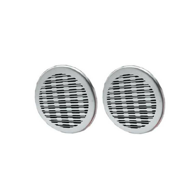 Fit for Ford for Mustang 15-2022 Silver Steel A Pillar Horn Frame Cover Trim 2PCS