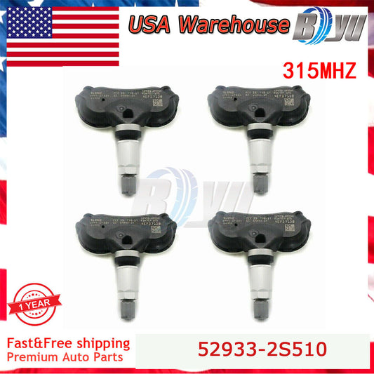 4X TIRE TPMS PRESSURE SENSOR 52933-2S510 Fits for Kia Sportage for Hyundai for Tucson US