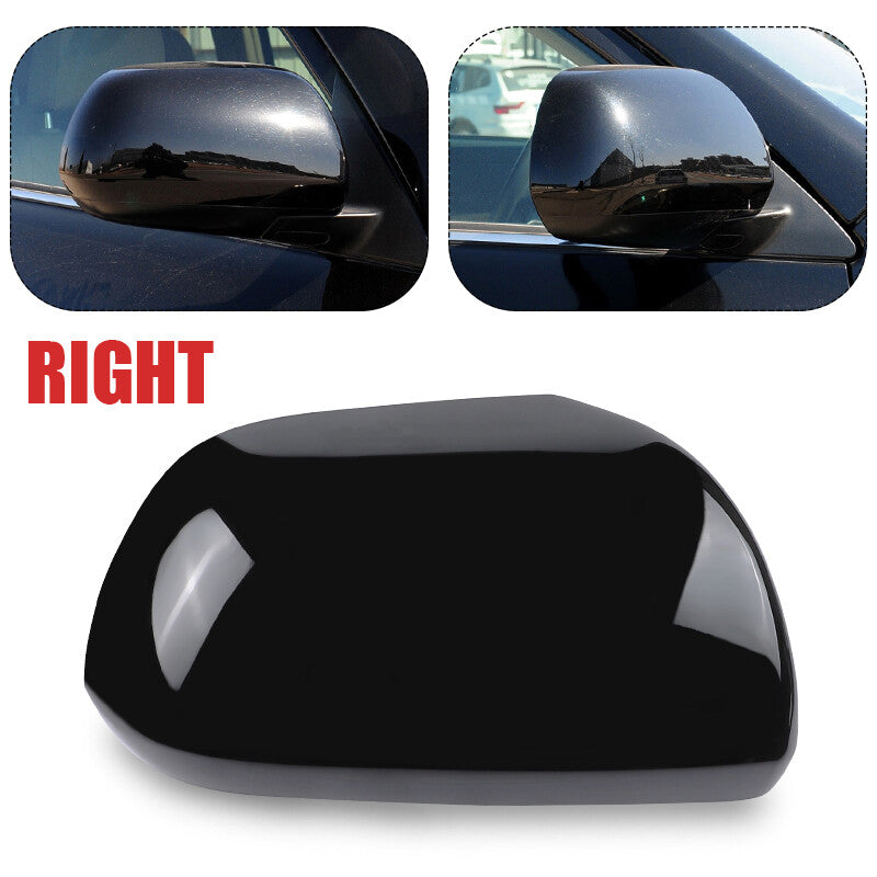 Passenger Right Side Rearview Mirror Cover for Toyota Highlander 2008-2013 Black