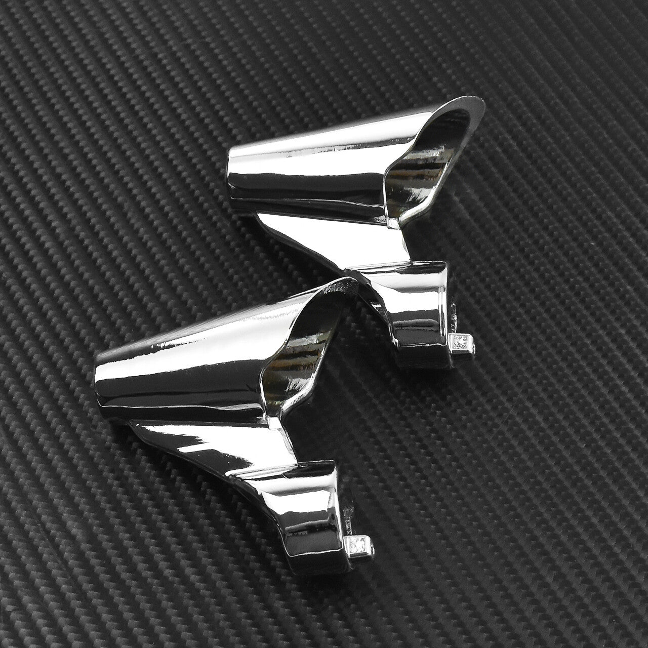 Front Turn Signal Mounts Relocation Kit Fit for Harley XL 48 1200X 10-15 Chrome