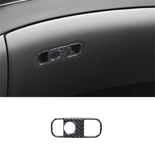 Carbon Fiber Interior Passenger storage handle Cover Trim for Acura TL 2004-2008