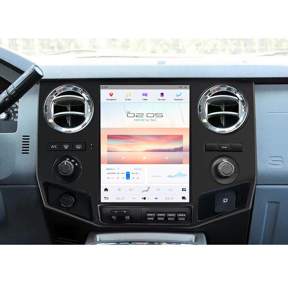 12.1 Android 11 for Tesla Style Full Screen GPS Radio for Ford F250 F350 2009-2012