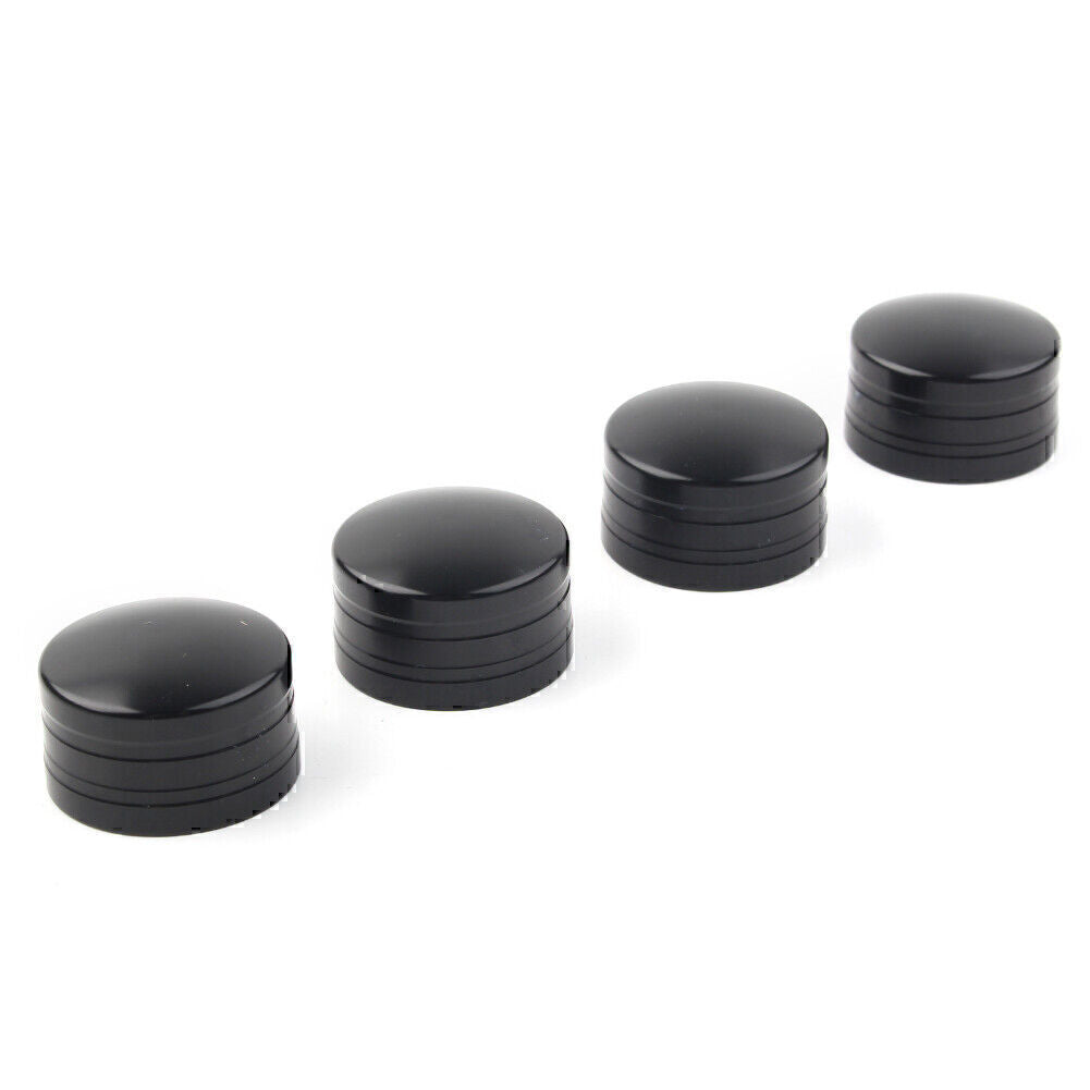 Head Bolt Spark Plug Covers Fit for Harley Sportster XL Twin Cam Touring Black 4pcs
