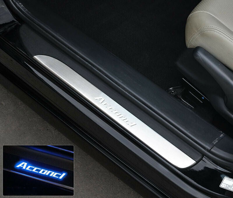 Accessories Illuminated LED Light Door Scuff Plate Guards for Honda CR-V 2014-17