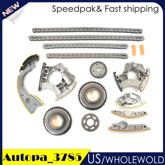 Engine Timing Chain Kit  Gears for Audi Q5 A6 3.2 3.0 V6 for A8 S8 4.0 V8 CCAA CALA