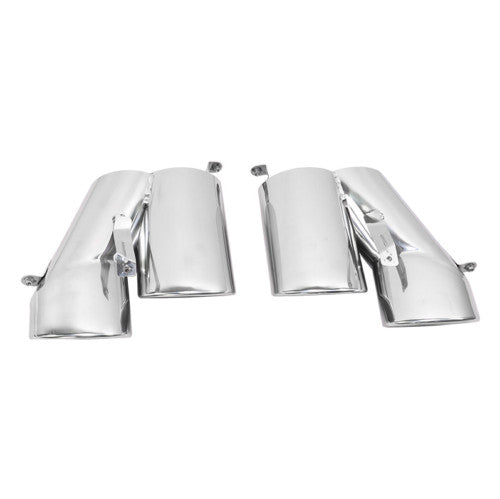 for Honda Accord 2018-21 Steel Rear Exhaust Muffler Tip Tail Pipe Dual Pipes Kit
