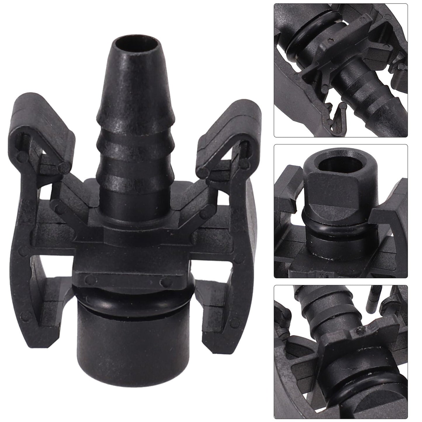 ~ Top-mounted connector for direct connection of automotive expansion tank hose~