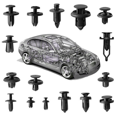 635-piece pack of automotive push-type retaining clips and automotive fasteners for Acura for Chrysler