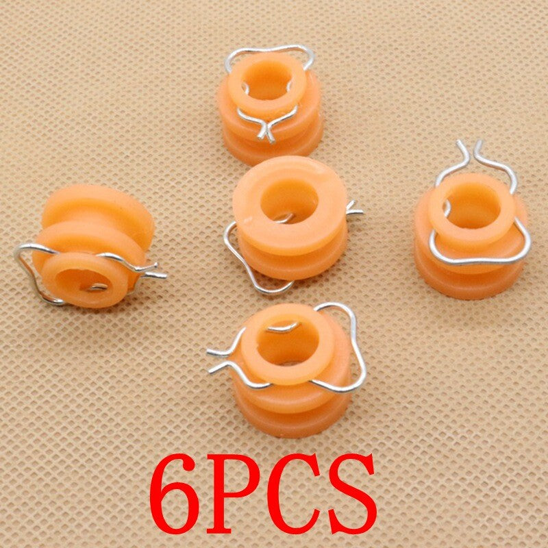 6-Piece Window Adjuster Roller Assembly Rail Clip for Ford C0AB-6423240-B