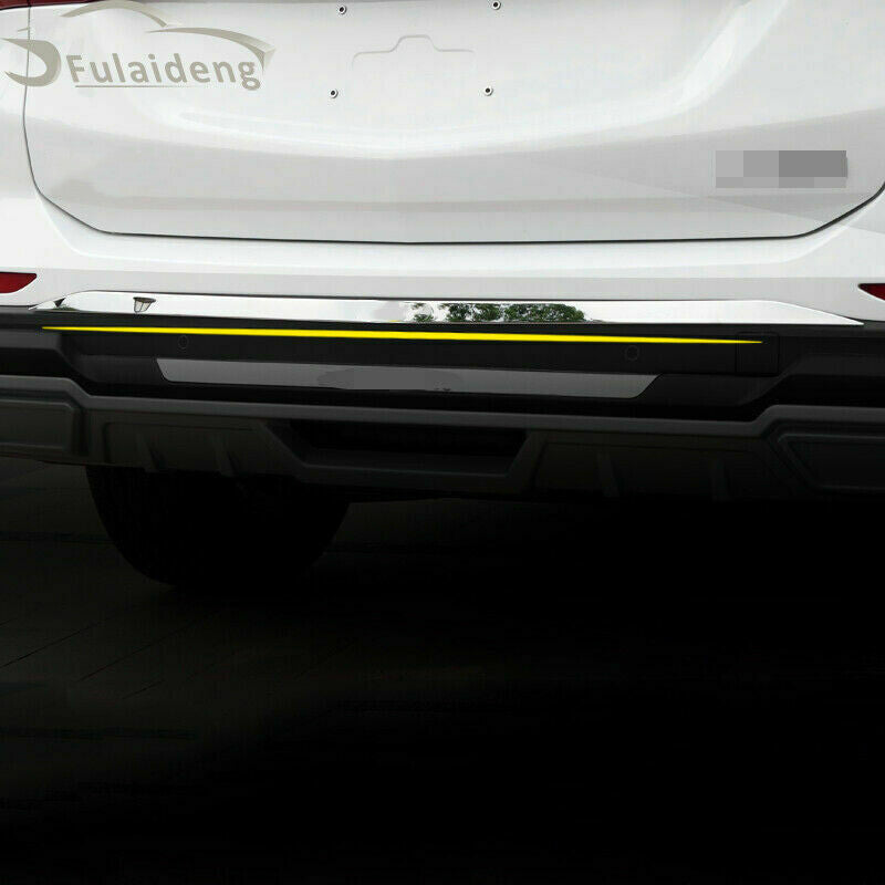 2018-2021 for Chevrolet Equinox Chrome Steel Rear Bumper Cover Decor Strip Trim