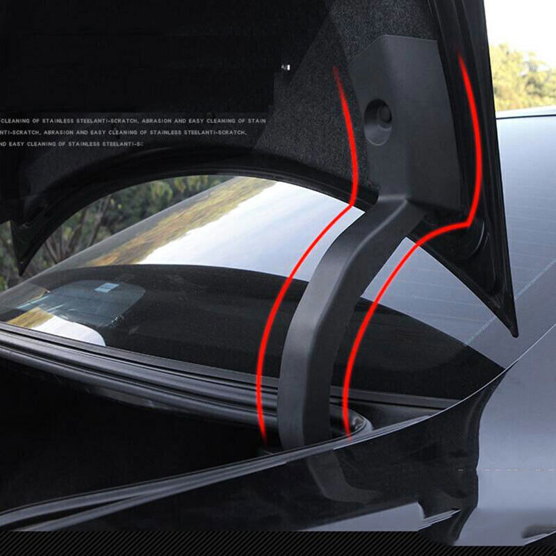 2P ABS Black Trunk Arm Hinge Cover Garnish Trim For 2008-2013 for Honda 8th Accord