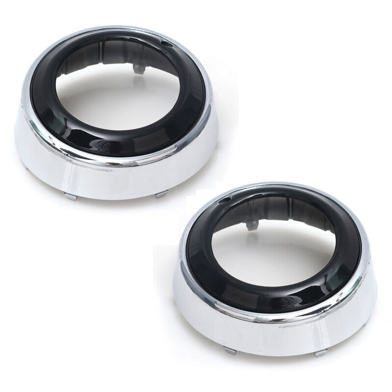 2pcs for Mitsubishi Outlander 2008-2012 Front Fog Lights Holes Covers Frame