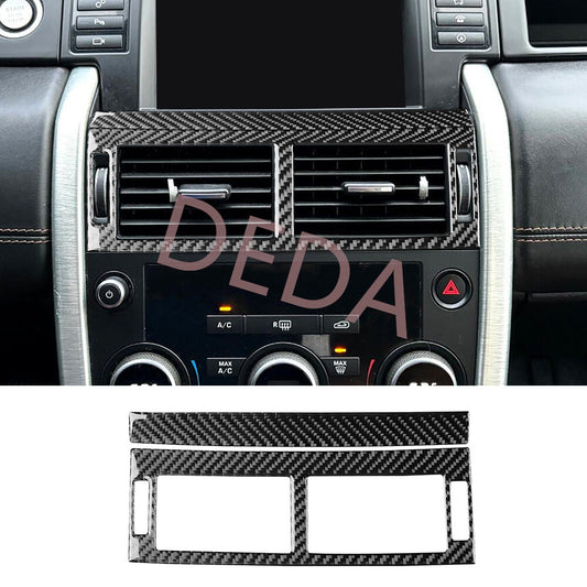 Carbon Fiber Center Air Vent Outlet Cover for Land Rover Discovery Sport 2015-19