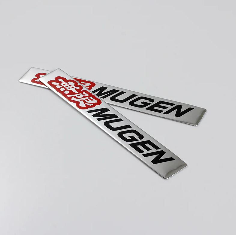 Mugen car rear sticker boots, trunk side badges for Nissan 2-piece set