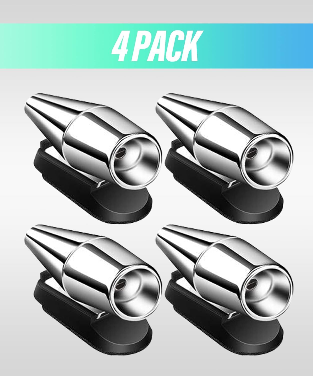 4x Deer Whistles Sonic Wildlife Warning Device Animal Alert Car Safety Accessory