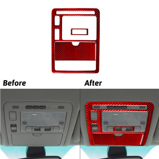 Red Carbon Fiber Overhead Console Frame Cover Trim for LEXUS RX330 350 2004-2009