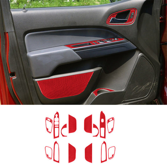 20X Red Door Decoration Trim Cover for Chevrolet Colorado / for GMC for Canyon 2015-2022