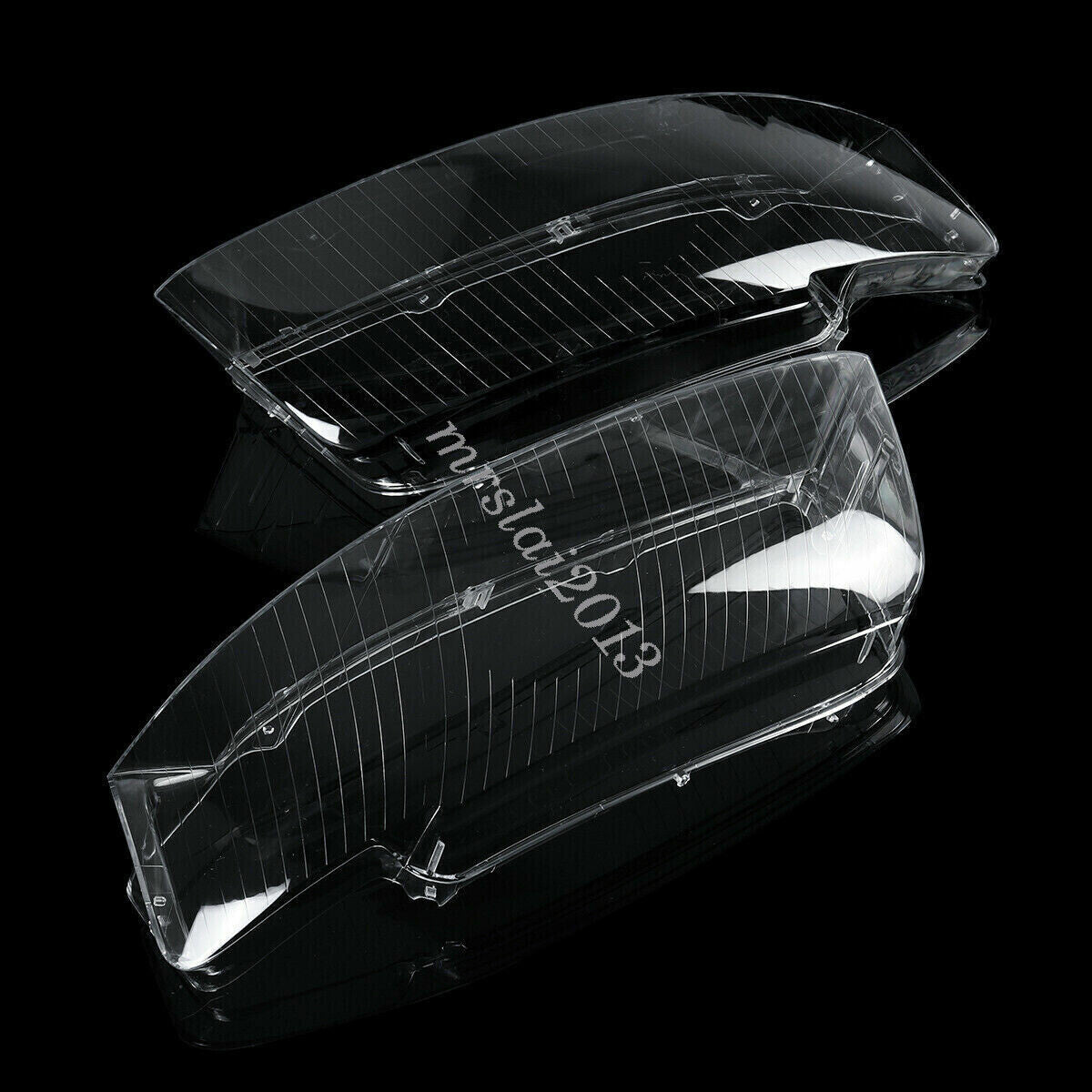 Pair for Audi for A4 B6 2002-2005 Headlight Headlamp Clear Lens Cover Left + Right