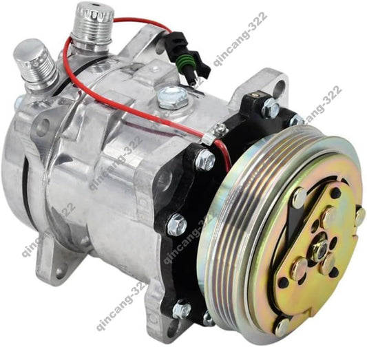 A/C Compressor 84322107 for Holland CASE IH Skid Steer Loader 420 430 445 465