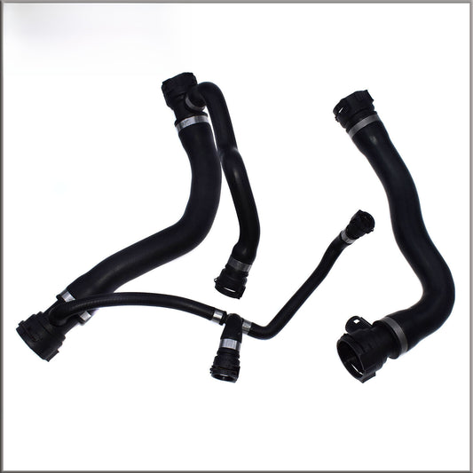 for BMW 745i 745Li 17127508010 17127508011 2x Upper Lower Radiator Coolant Hose