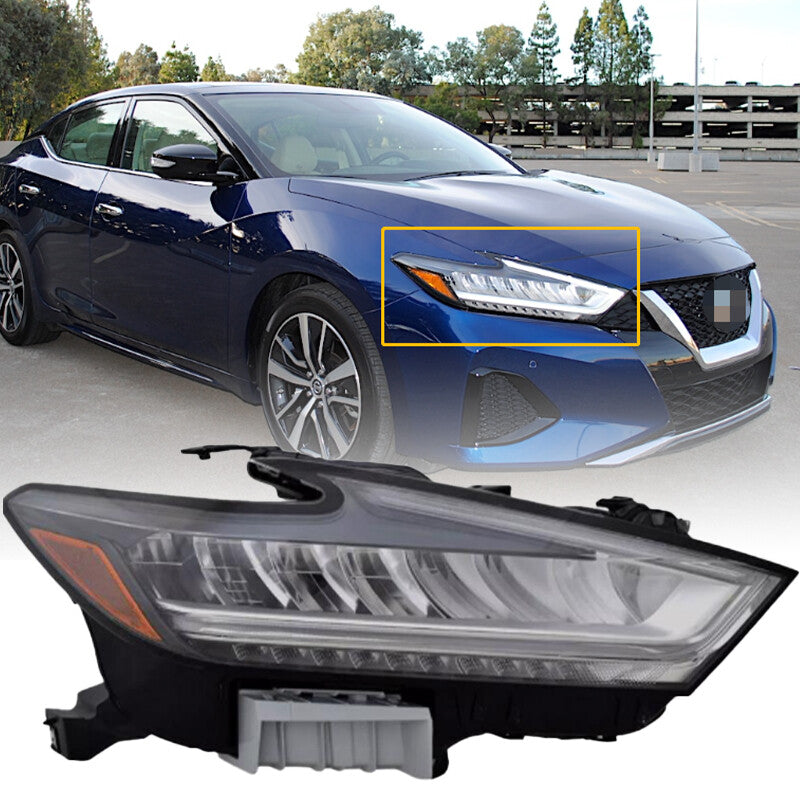 Right Passenger Side for Nissan Maxima 2019-2021 LED Headlight Assembly