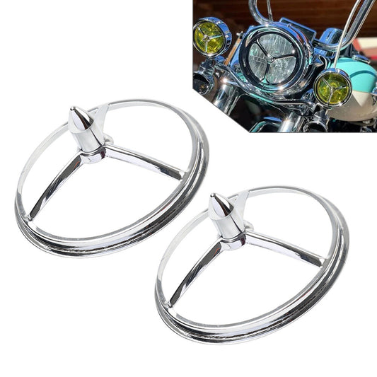 4-1/2'' Spotlamp Foglight Trim Fit for Harley Touring Road King Street Glide
