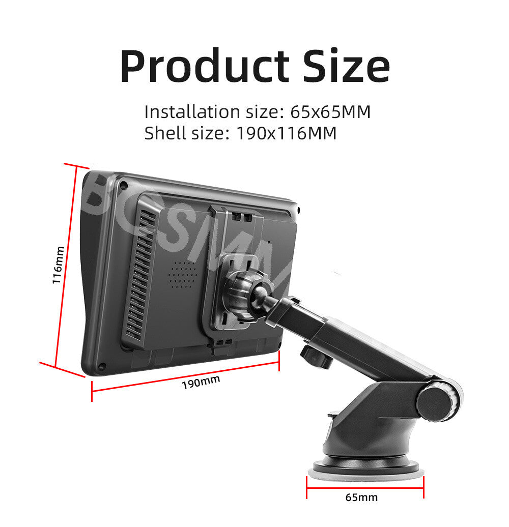 Touch Screen Car Stereo Radio Player In-Dash For Apple CarPlay Android Auto