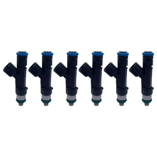 (6) Fuel Injectors NEW 0280158020 for Jeep Liberty for Dodge Dakota for Mitsubishi 3.7L