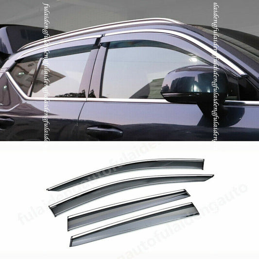 for Volvo XC40 2018-2022 ABS Window Visor Vent Sun Shade Rain Guard Visor Trim