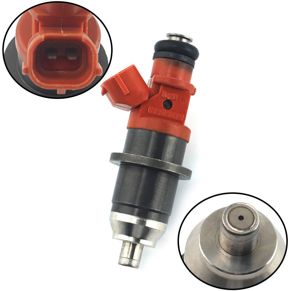 6 fuel injectors for Yamaha HPDI 150-200 outboard motor (Hewlett-Packard E7T25071 68F-13761-00-00)