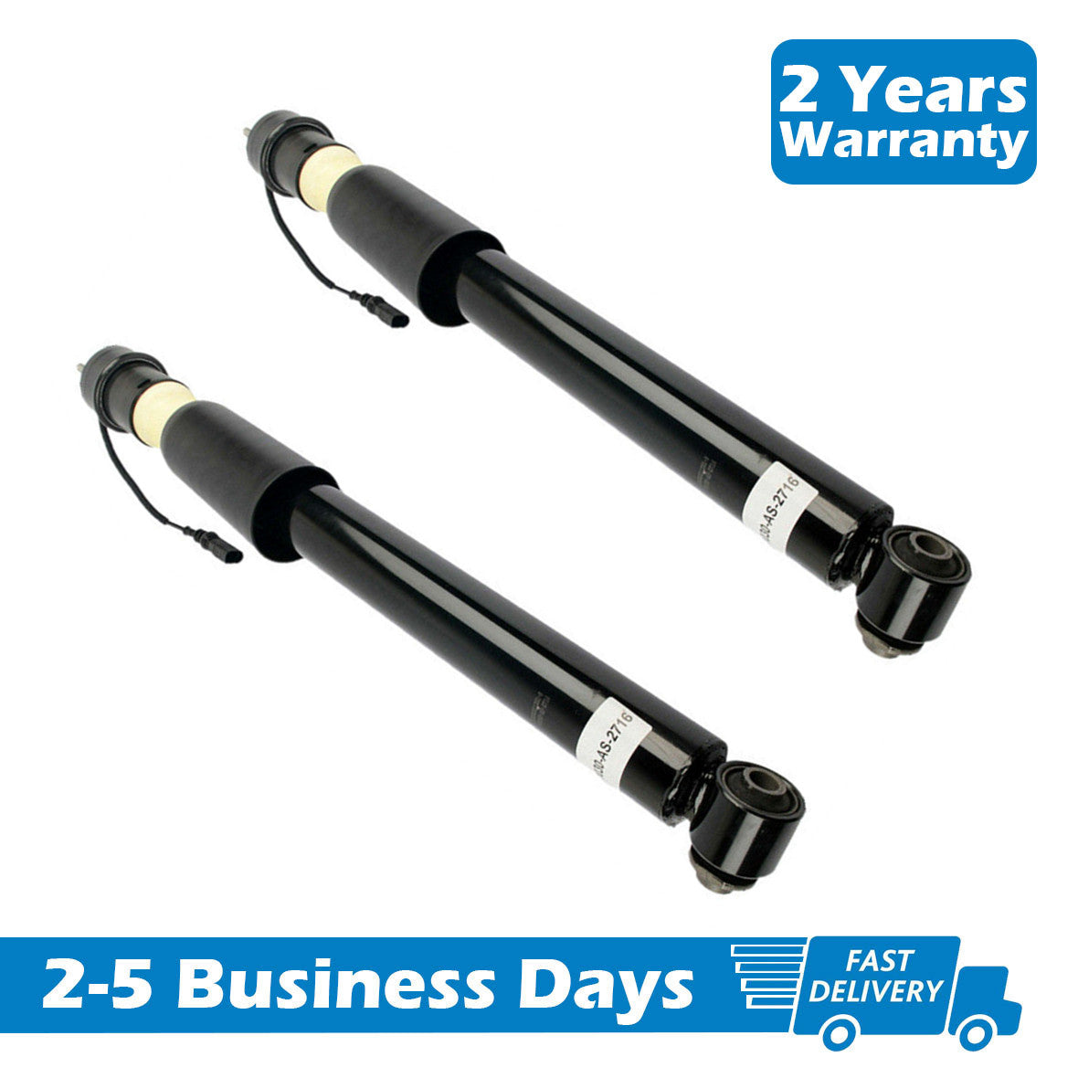 A pair of rear gas-electric shock absorber struts are suitable for Bentley Mulsanne 2010-2015.