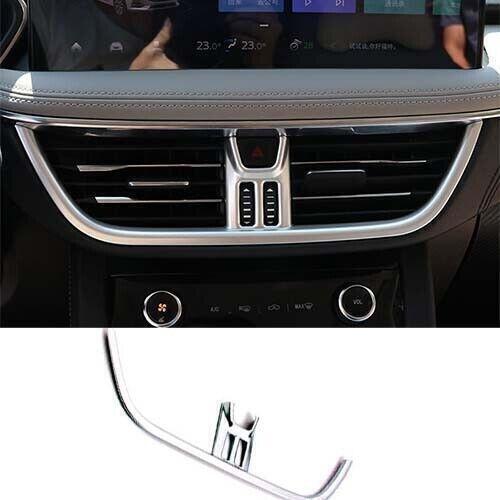 1X Inner AC Air Outlet Vent Central Console Trim Silver for Ford Escape 20-2022