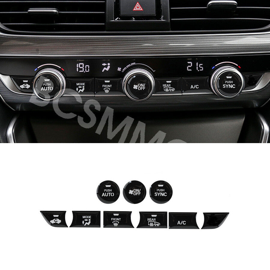Interior Central Control A/C Button Cover Trim Fit for Honda Accord 2018-2021