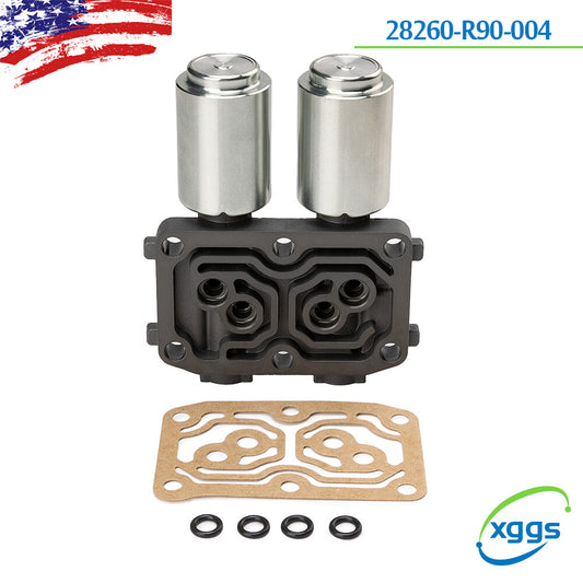 Dual linear solenoid valve 28260-R90-004 for transmissions suitable for 2.4L for Honda for Acura , Accord, CR-V, etc.