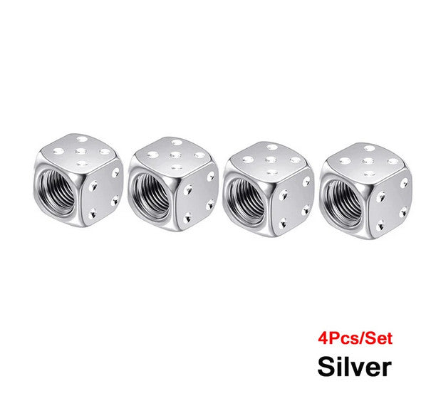 4-piece car tire valve cover rod air dust cover, dustproof and rustproof, red, suitable for Peugeot .