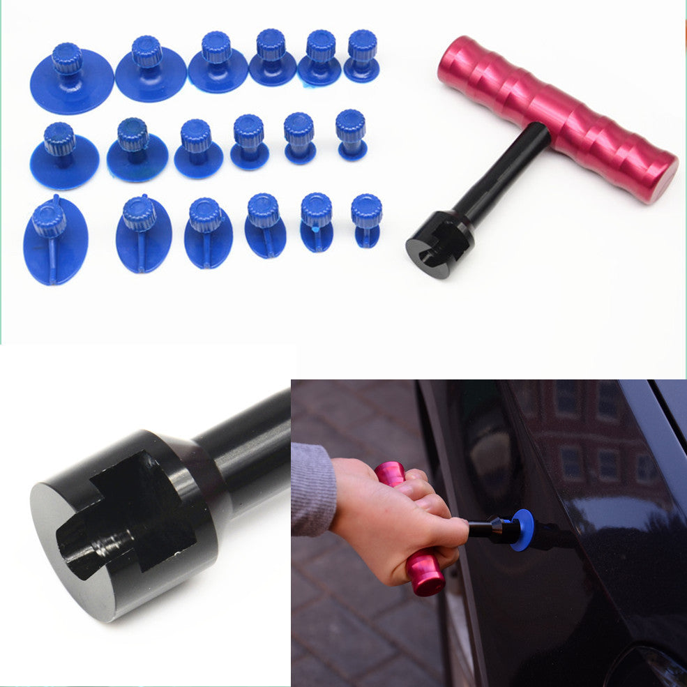 Car Body Repair Garage 18pcs Tabs Dent Paintless Puller Slide Hammer Tool Kit