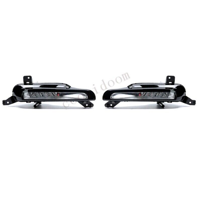 Front Fog Light DRL Daytime Running Lights Pair for Range Rover Evoque 2016-2018