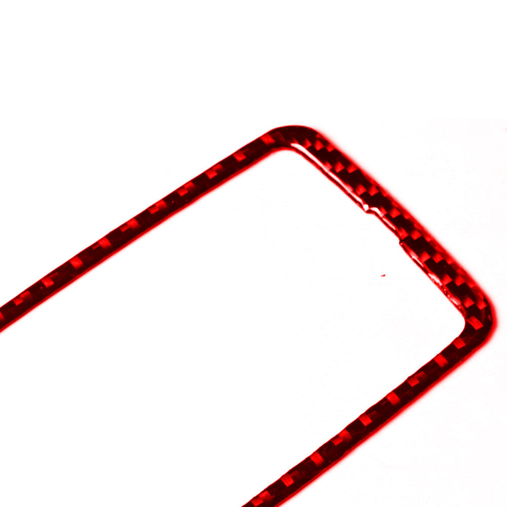 Red Carbon Fiber Rear Overhead Light Panel Cover for Subaru Forester 2005-2008