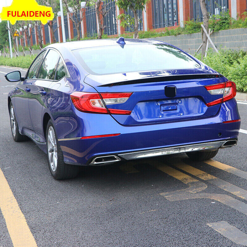 for Honda Accord 18-2020 Chrome ABS Rear Bumper protector Strip Guard Cover Trim