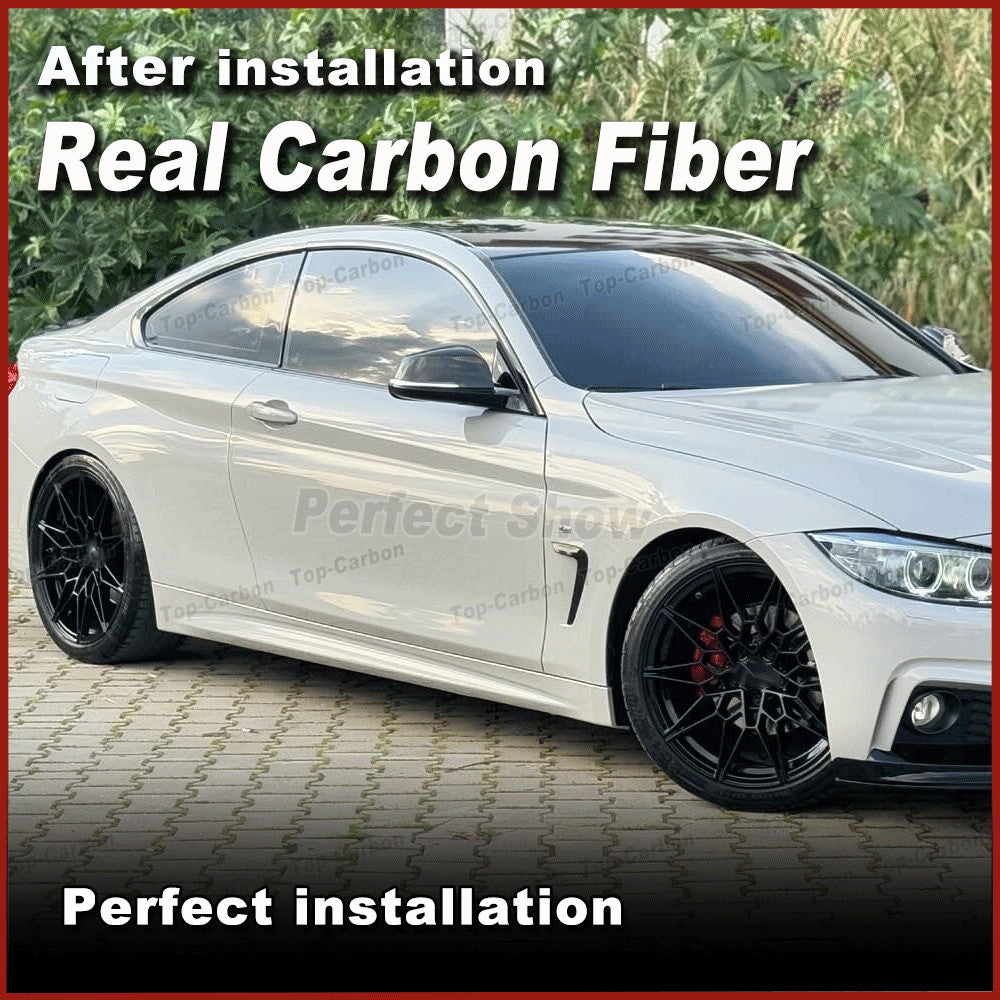 for BMW E84 E87 F20 F22 F30 F32 F33 F35 Replacement REAL Carbon Mirror Cover Cap