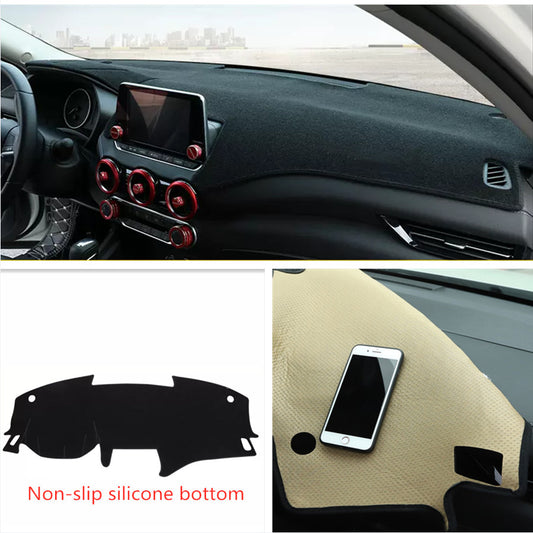 DASH COVER MAT DASHBOARD PAD for Nissan Sentra 2020-2024 Black Accessories