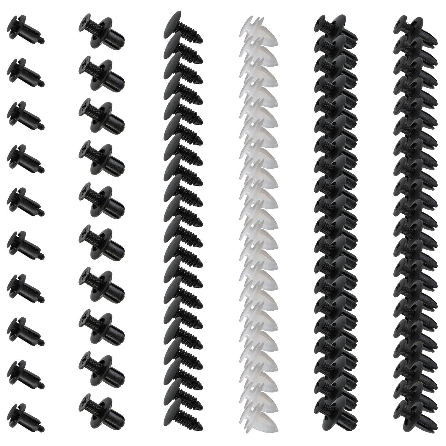 100x Car Body Plastic Trim Retainer Fastener Clips Push Pin Fender Bumper Tool