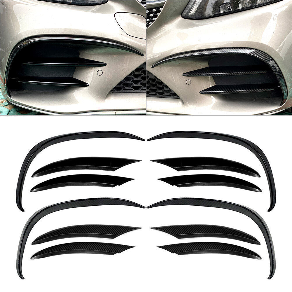Front bumper lip and fog light trim suitable for the 2019 for Mercedes-Benz C-Class C200.