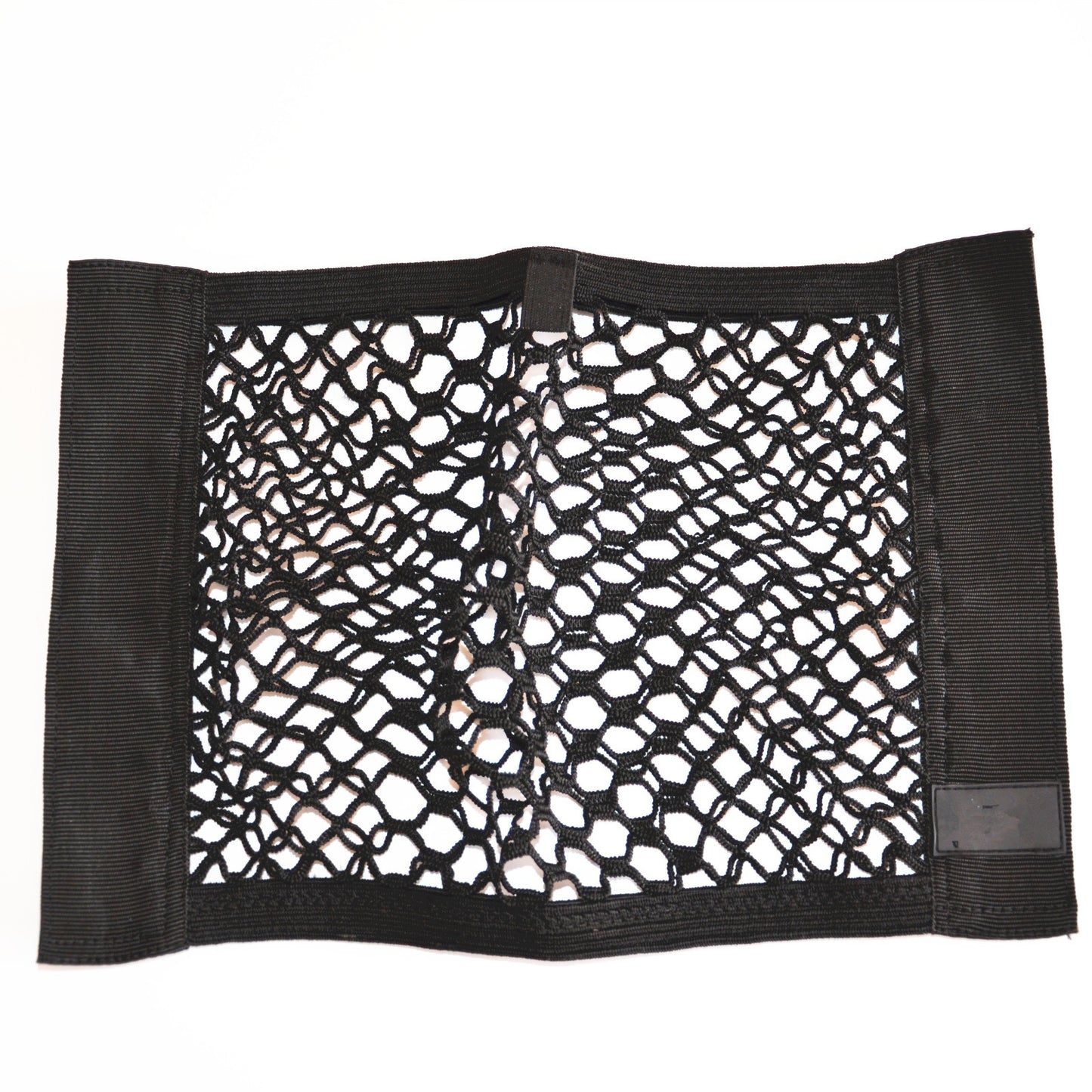 Car Truck for Seat Rear Black Nylon Pocket Cargo Trunk Storage Net Bag Tape