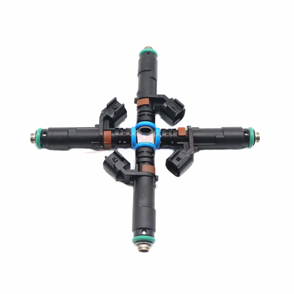 04593986AB new 4-piece fuel injector kit for Chrysler 200 for Jeep Cherokee 2.4L (2014-2016)