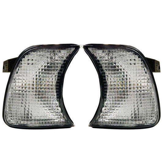 1 Pair Clear Corner Lights Turn Signals light for BMW 5-Series E34 1989-1995